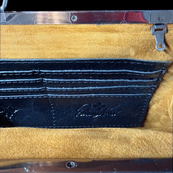 Patricia Nash Potenaz Kisslock Boucle Framed Clutch Shoulder Bag - New - Picture 12 of 13